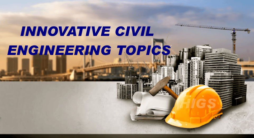 civil engineering topic for project