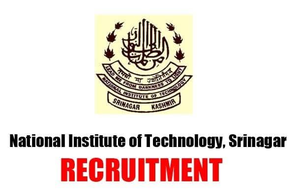 NIT Srinagar Recruitment